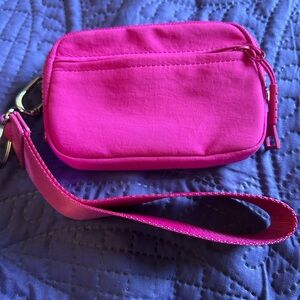 Iris and Rainbow wristlet wallet